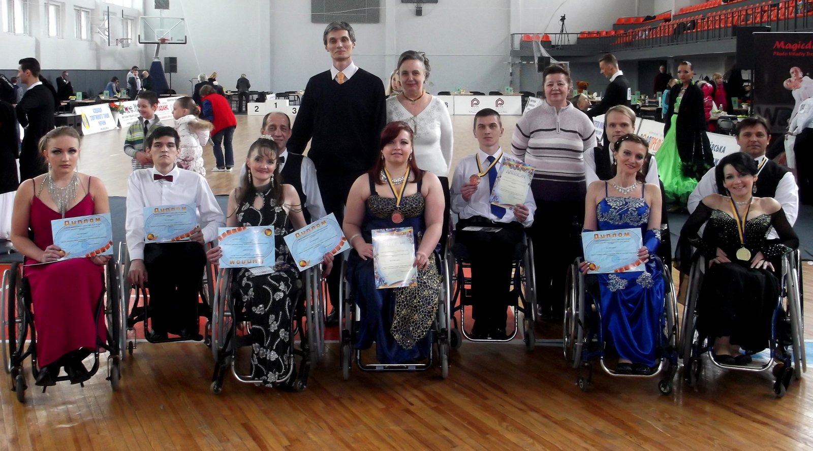 Чемпионат Украины по спортивным танцам на колясках 