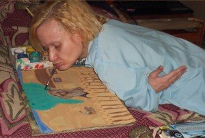 Энергодарская художница, инвалид детства, приглашает на свою первую выставку