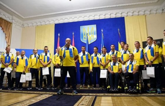 У Києві урочисто провели на “Ігри нескорених” до Канади збірну військових з інвалідністю