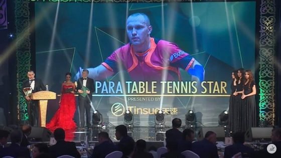 Український паратенісист Віктор Дідух - лауреат номінації «Male Para Table Tennis Star»
