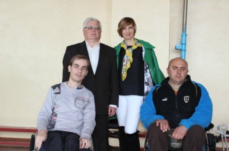Анжеліка Лабунська надала спортивну базу для тренування збірної команди по регбі на візках