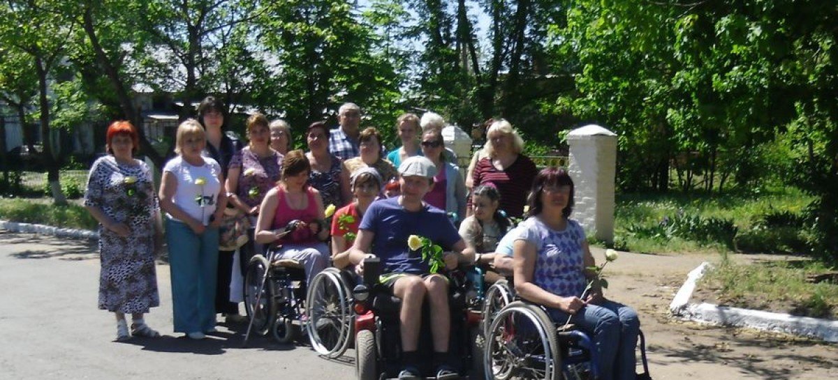 Пробег на инвалидных колясках в честь Дня Победы