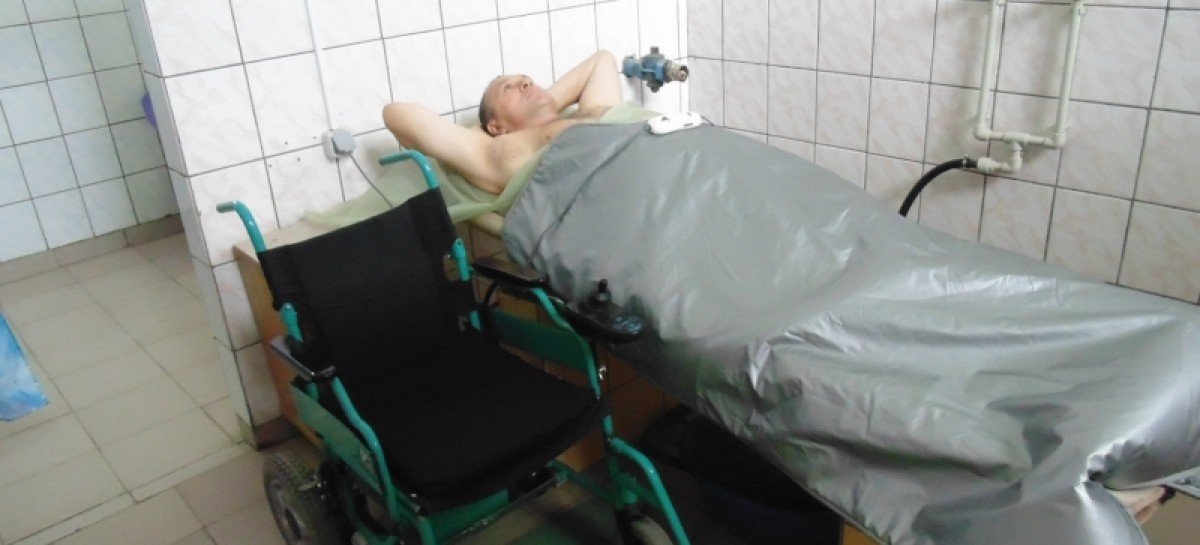 Інвалідів-спинальників лікують у санаторії “Одеса”