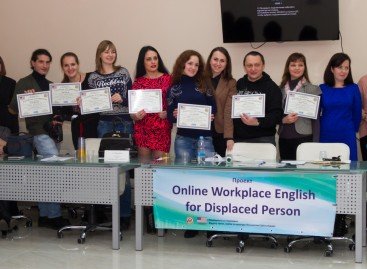 Вручение Сертификатов об окончании курсов «Деловой английский онлайн для вынужденных переселенцев»