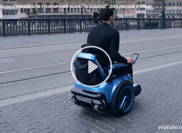 В Швейцарії винайшли гусеничний візок-“всюдихід” для людей з інвалідністю