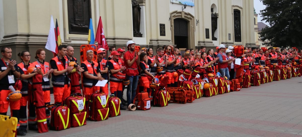 В Івано-Франківську пройшли Четверті Міжнародні маневри мальтійських волонтерів-рятувальників