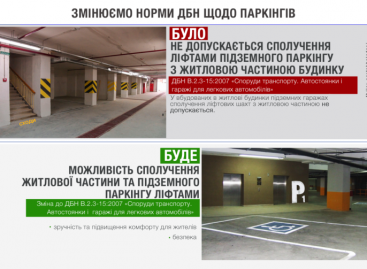 З 1 жовтня в Україні дозволено проєктувати ліфти з житлового будинку до вбудованого підземного паркінгу, — Парцхаладзе