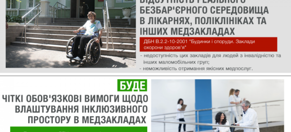 Всі медичні заклади в Україні мають обов’язково стати інклюзивними – Парцхаладзе