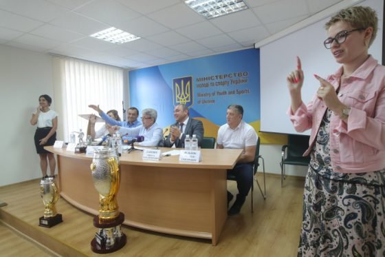 У Києві вшанували національні дефлімпійські збірні команди з волейболу - чемпіонів та призерів чемпіонату Європи