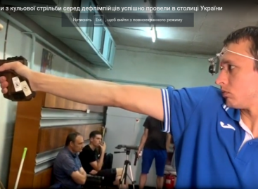 Чемпіонат України з кульової стрільби серед дефлімпійців успішно провели в столиці України