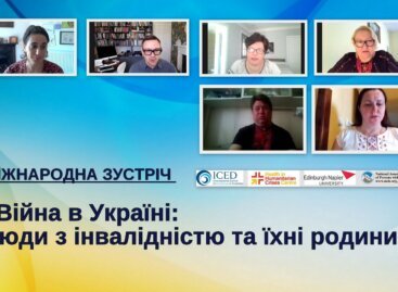 Міжнародна зустріч “Війна в Україні: люди з інвалідністю та їхні родини”