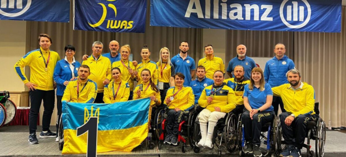 Українські парафехтувальники вибороли 9 медалей кубку світу