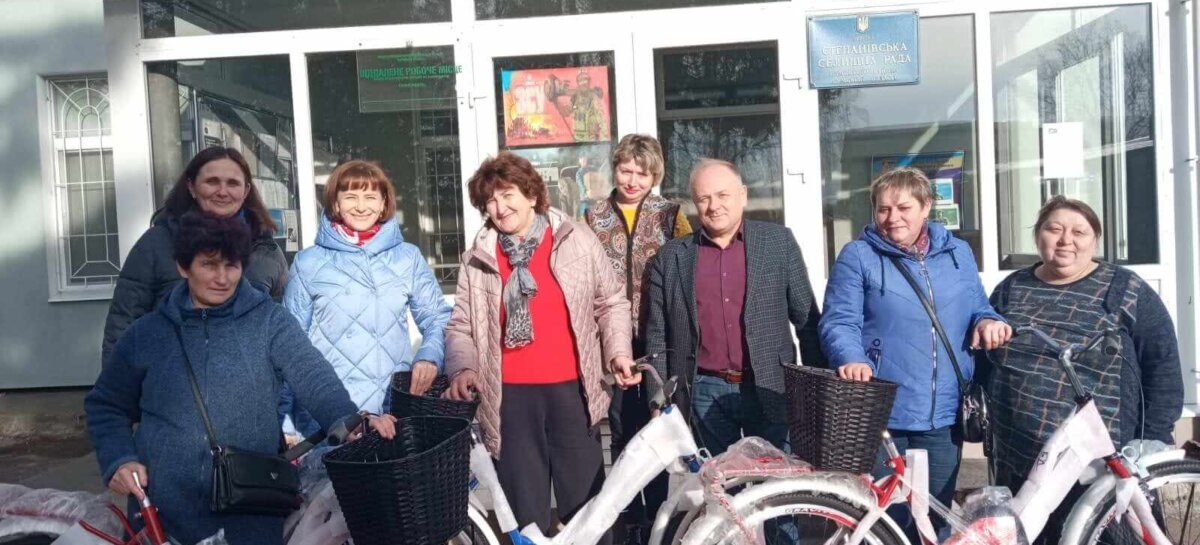 27 велосипедів отримали соціальні робітники в рамках підтримки інклюзивних громад від НАІУ (Eng)