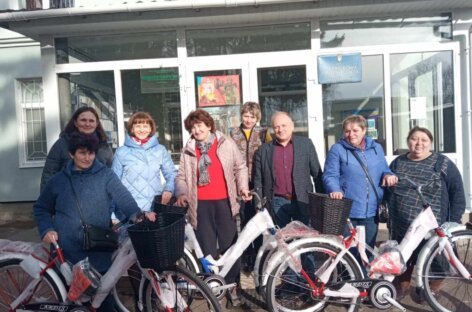27 велосипедів отримали соціальні робітники в рамках підтримки інклюзивних громад від НАІУ (Eng)